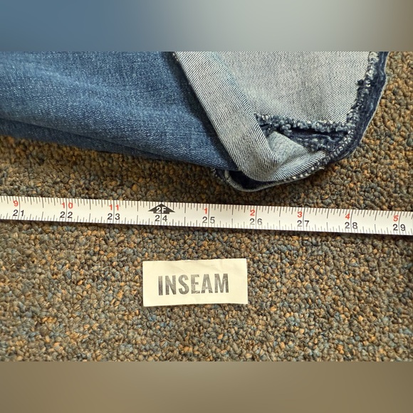 Free People Women's Ruffle Flared Leg Denim Jeans Blue Size 26 - Picture 10 of 12